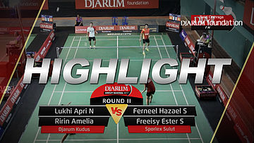 Lukhi Apri N /Ririn Amelia (Djarum Kudus) VS Ferneel Hazael/Freeisy Ester S (Sporlex Sulut)