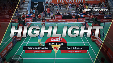 Wisnu Yuli Prasetyo (Djarum Kudus) VS Evert Sukamta (Tangkas Jakarta)
