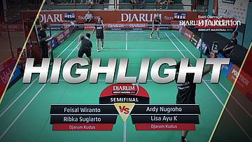 Feisal Wiranto/Ribka Sugiarto (Djarum Kudus) VS Ardy Nugroho/Lisa Ayu (Djarum Kudus)