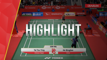 Tai Tzu Ying (Chinese Taipei) VS He Bingjiao (China)