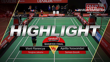 Vioni Florencya Tangkas Jakarta VS Aprilia Yuswandari Semen Gresik