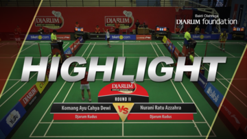 Komang Ayu Cahya Dewi (Djarum Kudus) VS Nurani Ratu Azzahra (Djarum Kudus)