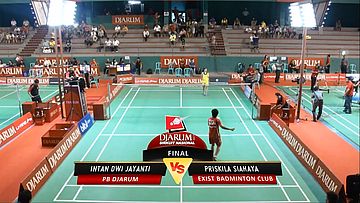 Intan Dwi Jayanti (PB DJARUM) VS Priskila Siahaya (EXIST BADMINTON CLUB)