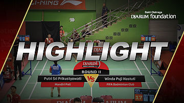 Winda Puji Hastuti (FIFA Badminton Club) VS Putri Sri Prikustyowati (Mandiri Pati)