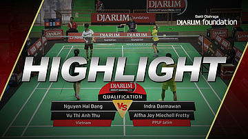 Nguyen Hai Dang/Vu Thi Anh Thu (Vietnam) VS Indra Darmawan/Alfha Joy Miechell Fretty Bee (PPLP Jatim)