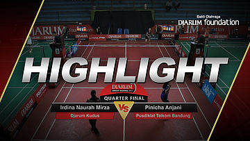 Irdina Naurah Mirza (Djarum Kudus) VS Pinicha Anjani (Pusdiklat Telkom Bandung)