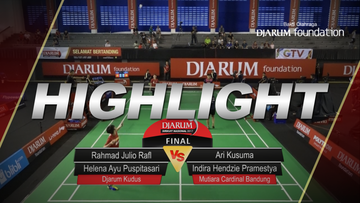 Rahmad Julio Rafli/Helena Ayu Puspitasari (Djarum Kudus) VS Ari Kusuma/Indira Hendzie Pramestya (Mutiara Cardinal Bandung)