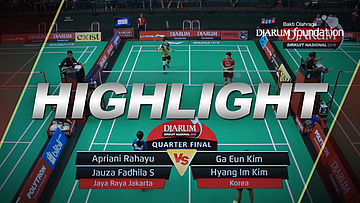 Apriani Rahayu/Jauza Fadhila (Jaya Raya Jakarta) VS Ga Eun Kim/Hyang Im Kim (Korea) 