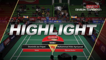 M. Aldo Apriyandi (Djarum Kudus) VS Dominik Jan Tripet (Swiss)