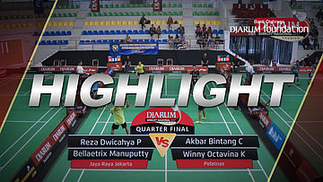 Reza D/Bellaetrix Manuputty (Jaya Raya Jakarta) VS Akbar Bintang C/Winny Octavina K (Pelatnas)