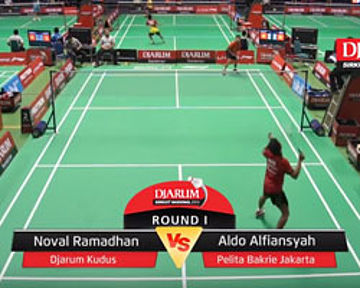 Noval Ramadhan (DJARUM KUDUS) VS Aldo Alfiansyah (PELITA BAKRIE JAKARTA)
