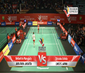 Bellaetrix Manuputy ( JAYA RAYA JAKARTA) VS Shizuka Uchida (UNISYS JAPAN) 