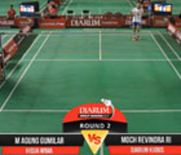 M Agung Gumilar (Hi Qua Wima) VS Moch Revindra R (Djarum Kudus)