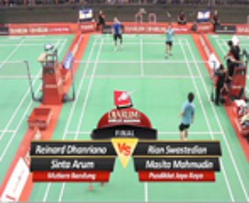 Reinard Dhanriano/Sinta Arum (MUTIARA BANDUNG) VS Rian Swatedian/Masita Mahmudin (PUSDIKLAT JAYA RAYA)