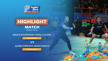 Highlight Final - Jania Novalita Situmorang/Nabila Cahya Permata Ayu (Pelatnas) vs Gloria Emanuelle Widjaya/Jessica Maya Rismawardani (PB Djarum, Kudus)