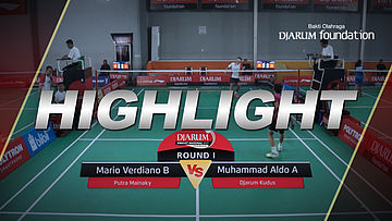 Mario Verdiano B (Putra Mainaky) VS Muhammad Aldo A (Djarum Kudus)