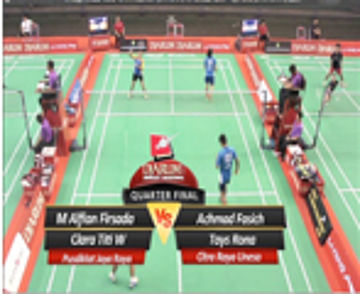 M Alfian Firsada/Clara Titi W (PUSDIKLAT JAYA RAYA) VS Achmad Fasich/Tays Rona (CITRA RAYA UNESA)