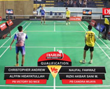 Christopher A/M Alffin (Victory So Nice) VS Naufal F/Rizki A (Candra Wijaya)