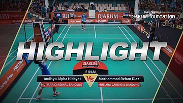 Mochammad Rehan Diaz (Mutiara Cardinal Bandung) VS Auditya Alpha Hidayat (Mutiara Cardinal Bandung)
