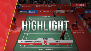 Lin Dan (China) VS Kantaphon Wangcharoen (Thailand)