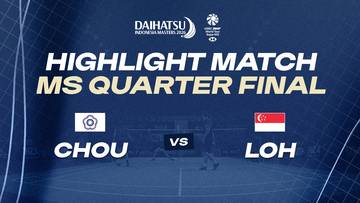 Indonesia Masters 2026 | MS QF | CHOU (TPE) [4] vs LOH (SGP) [6]