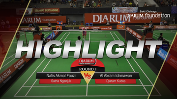 Al Akram Ichmawan (Djarum Kudus) VS Nafis Akmal Fauzi (Satria Nganjuk)