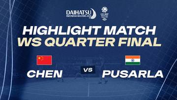 Indonesia Masters 2026 | WS QF | CHEN (CHN) [1] vs PUSARLA (IND) [5]
