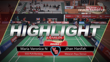 Maria Veronica Ngadien Prawesti (SGS PLN Bandung) VS Jihan Hanifah (Mataram Raya Sleman)