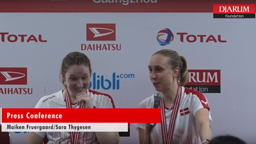 Press Conference - Maiken Fruergaard / Sara Thygesen (Denmark)