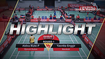 Aldira Rizki P (Djarum Kudus) VS Yasnita Enggira (Barokah)