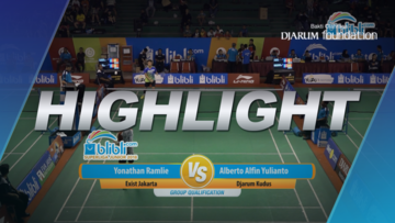 Alberto Alfin Yulianto (Djarum Kudus) VS Yonathan Ramlie (Exist Jakarta)