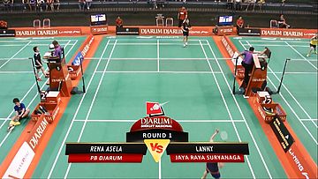Rena Asela (PB DJARUM) VS Lanny (JAYA RAYA SURYANAGA)