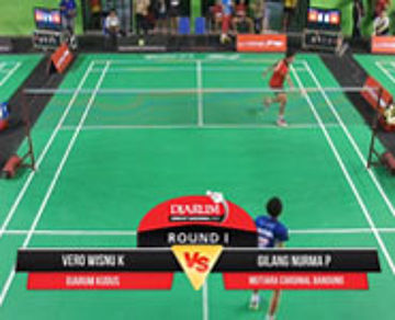 Vero Wisnu K (Djarum Kudus) VS Gilang Nurma P (Mutiara Cardinal Bandung)