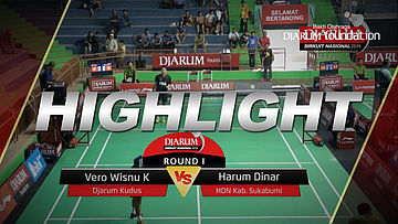 Vero Wisnu K (Djarum Kudus)VS Harum Dinar (HDN Kab Sukabumi)